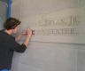 Creating the Charles F. Bryan, Jr. Education Center Inscription