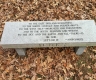 Jenks Bench Memorial Engraving