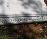 Gravestone Slab Detail Engraving